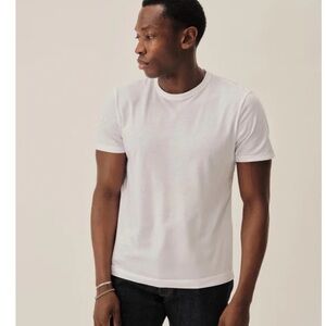 BUCK MASON PIMA CLASSIC TEE, MEN’S LARGE/TALL,BLUE